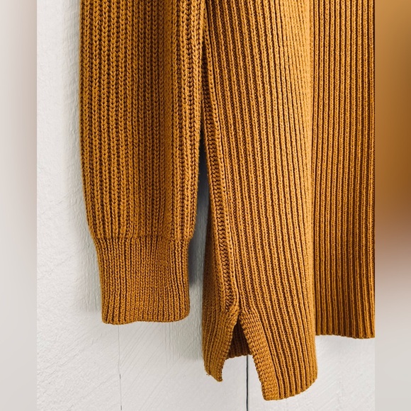Madewell Nolan Ribbed Cardigan Open Front Sweater w/ Pockets - Picture 5 of 7
